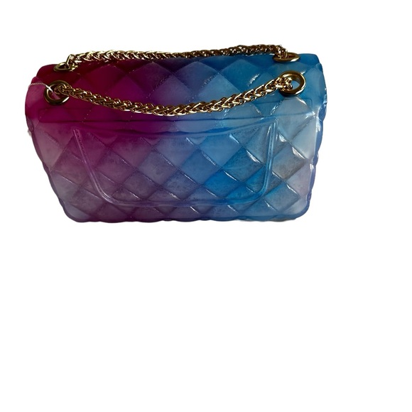 LE MIEL PVC JELLY PURSE QUILT EMBOSSED - Picture 2 of 8